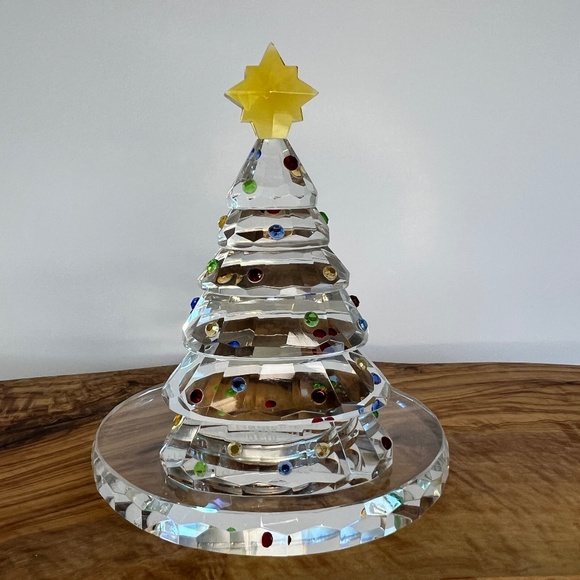 PartyLite Crystal Christmas Tree Tea Light Holder Holiday Decor - Picture 1 of 13